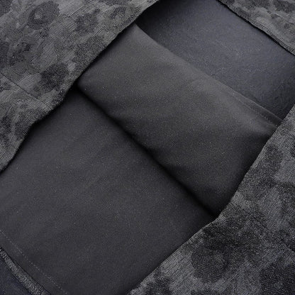 theory luxe セオリーリュクス 美品 フラワージャガード フレアロングスカート レディース 黒 ブラック S34 03-5407315 25AW スカート