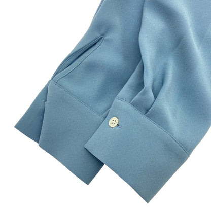 theory luxe セオリーリュクス 25AW 03-5308208 ウォッシュブルー ポリエステル Marvine Saylie Blouse トップス