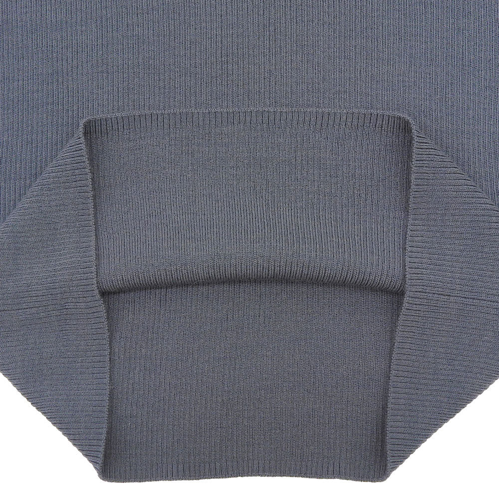 theory luxe セオリーリュクス 美品 ウール混 クルーネック リブニットソー トップス レディース チャコールグレー S32 03-5401792 25AW トップス