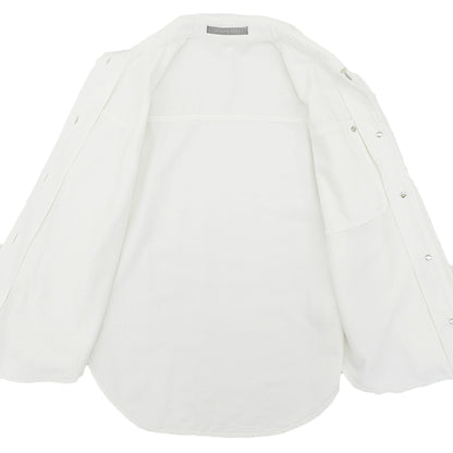 theory luxe セオリーリュクス 美品 SLATE DENIM IVANE コットン デニムジャケット レディース 白 ホワイト S32 03-5108250 25SS ジャケット