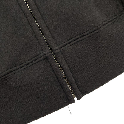 theory luxe セオリーリュクス 24AW 03-4303011 ブラック レーヨン混 クロップドジップブルゾン ジャケット