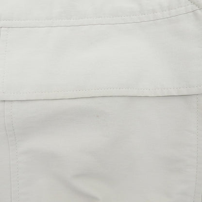 theory luxe セオリーリュクス 美品 コットン×ナイロン ノーカラークロップドジャケット レディース ベージュ S32 03-4104103 24SS ジャケット