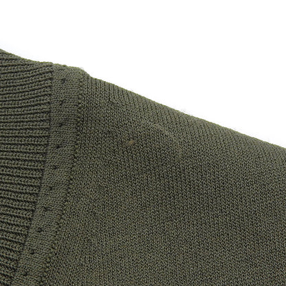 Theory セオリー 美品 レーヨン×ナイロン モックネック ノースリーブ ニットワンピース レディース カーキ P 01-3105721 ワンピース