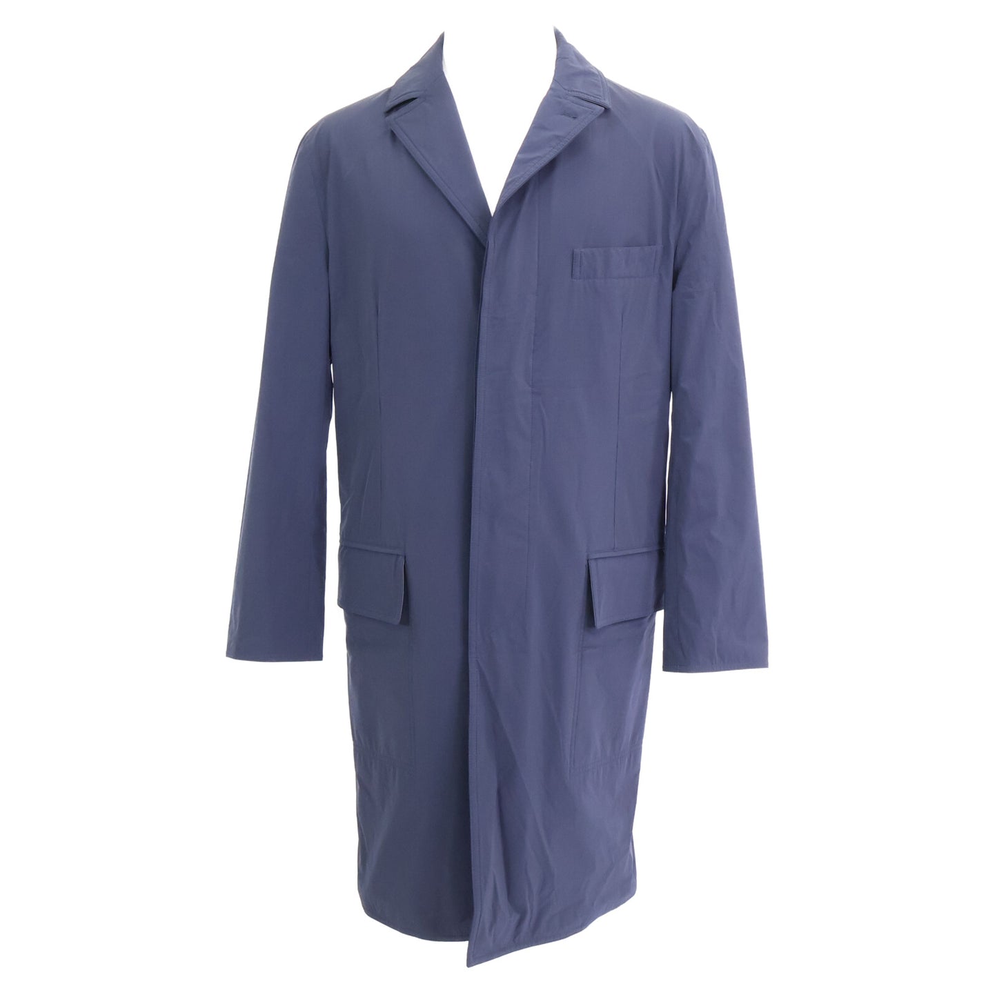 HERMES エルメス 【美品/国内正規】11-5525 MANTEAU LIVERPOO 比翼 チェスター コート