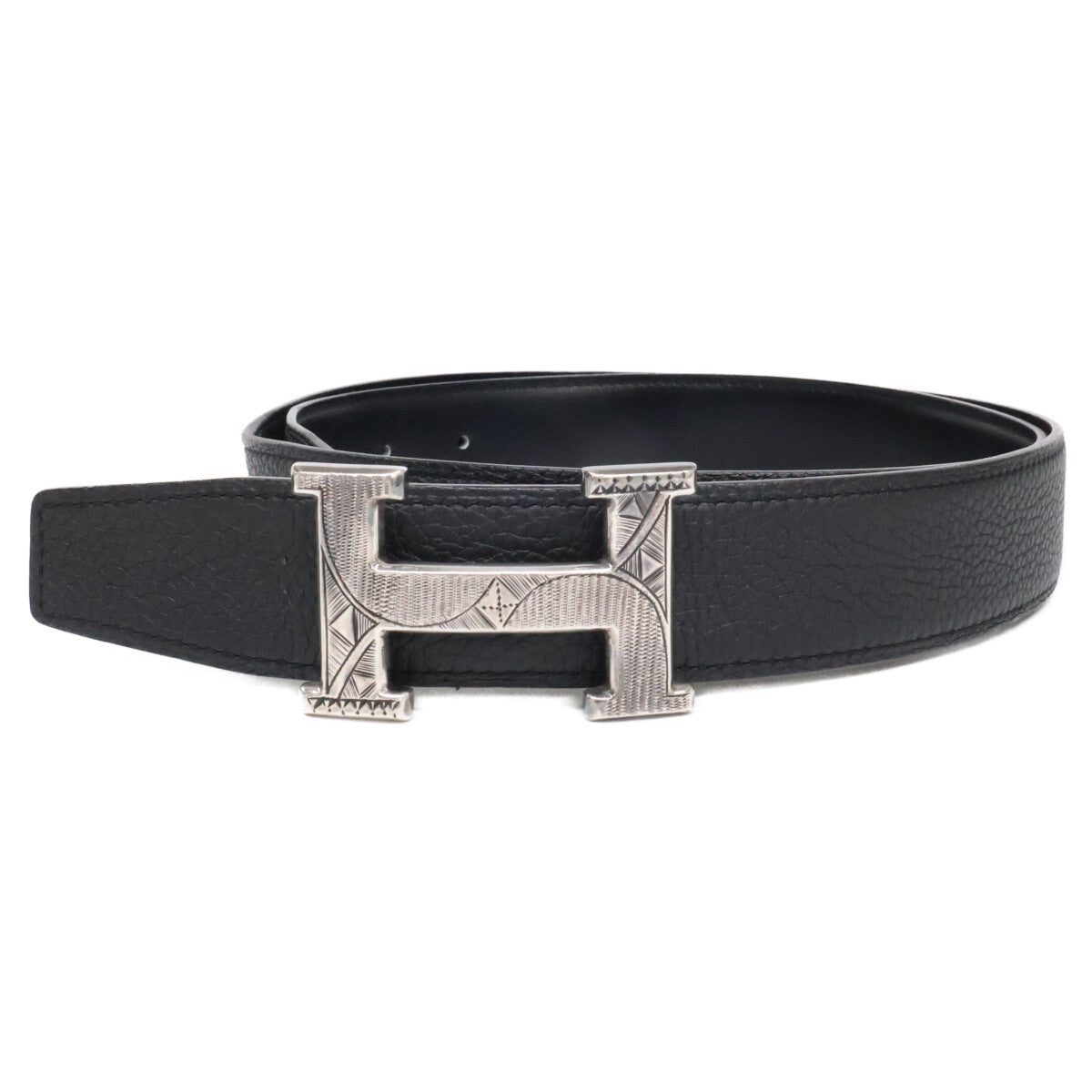 HERMES エルメス A刻 Ag925 トリヨンクレマンス x ボックスカーフ トゥアレグHバックル コンスタンス ベルト