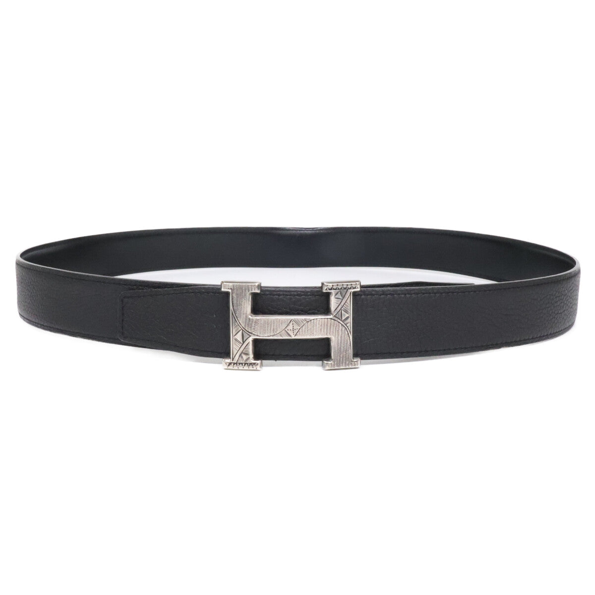 HERMES エルメス A刻 Ag925 トリヨンクレマンス x ボックスカーフ トゥアレグHバックル コンスタンス ベルト