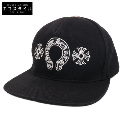 Chrome hearts クロムハーツ 2238-304-2712 925 Horseshoe Cross Baseball Cap/ホースシュー＆クロス刺繍 ベースボールキャップ 帽子