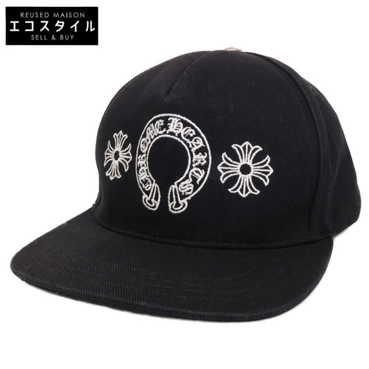 Chrome hearts クロムハーツ 2238-304-2712 925 Horseshoe Cross Baseball Cap/ホースシュー＆クロス刺繍 ベースボールキャップ 帽子