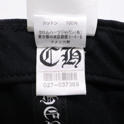Chrome hearts クロムハーツ 2238-304-2712 925 Horseshoe Cross Baseball Cap/ホースシュー＆クロス刺繍 ベースボールキャップ 帽子