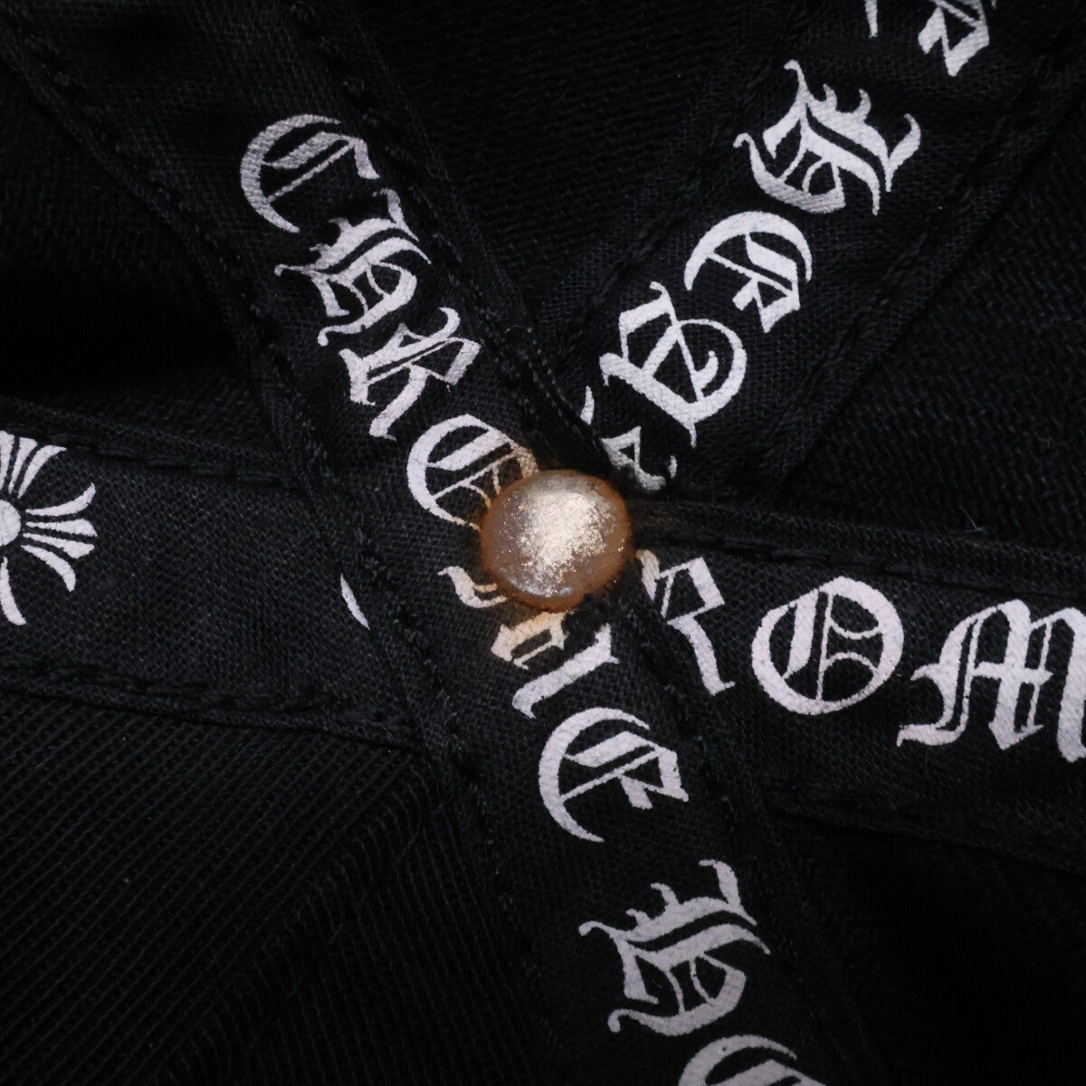 Chrome hearts クロムハーツ 2238-304-2712 925 Horseshoe Cross Baseball Cap/ホースシュー＆クロス刺繍 ベースボールキャップ 帽子