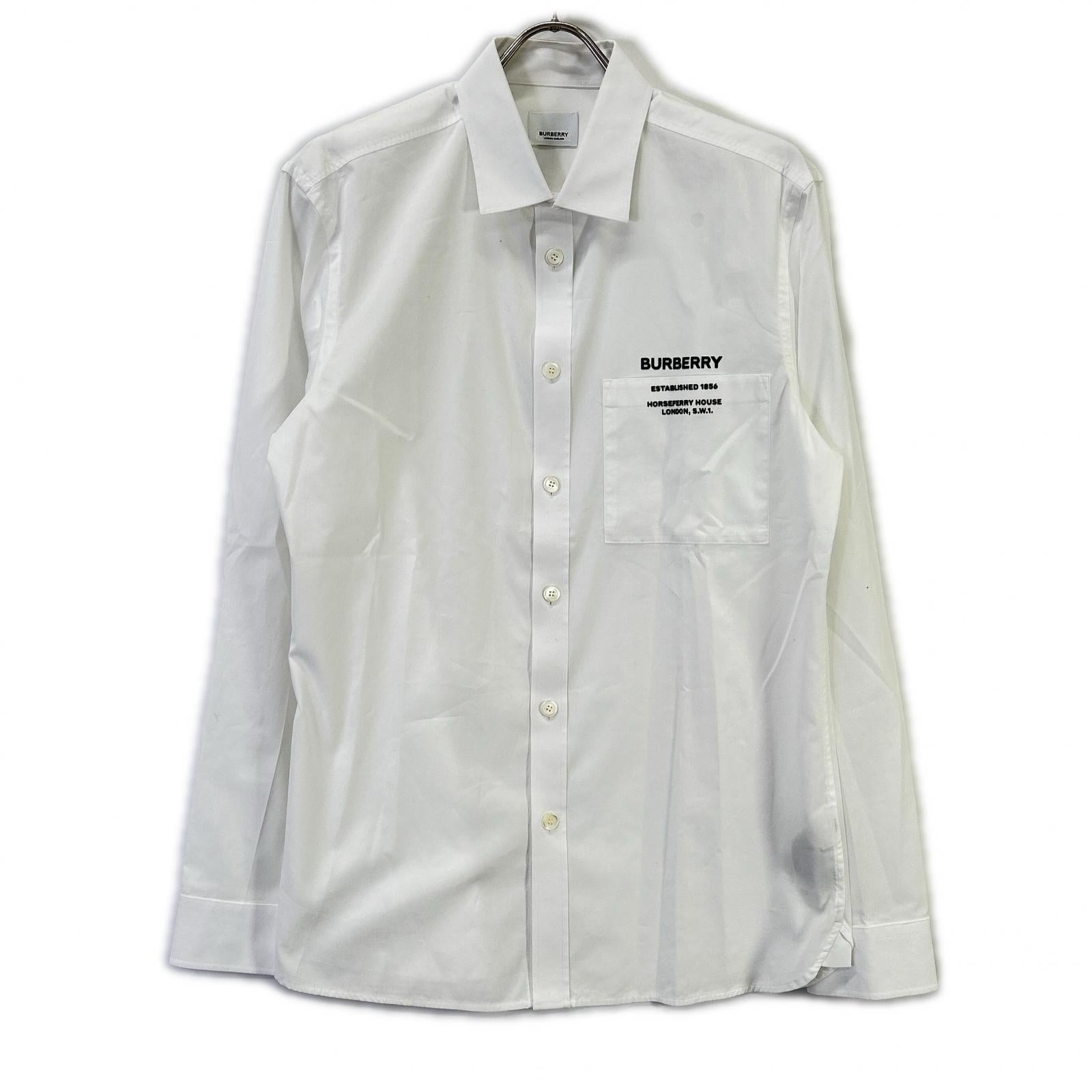 BURBERRY バーバリー 8050263 ホワイト コットン混 ホースフェリー