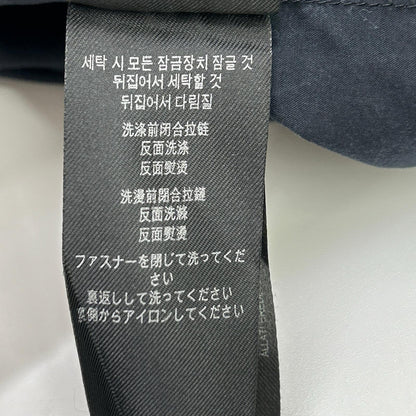 BURBERRY バーバリー 8036118 ブラック コットン ストライプロゴラインデザイン ロングスリーブボタンシャツ トップス