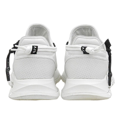 GIVENCHY ジバンシー SPECTRE LOW スペクトルロー カーフレザー ランナージップ ローカット スニーカー メンズ 白×黒 24.0cm BE0019E0SV シューズ