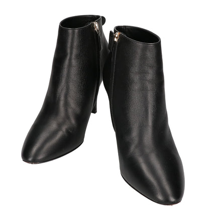 SalvatoreFerragamo サルバトーレフェラガモ 0726441 JOAN ジョアン ナッパカーフ アーモンドトゥ サイドジップ ピンヒール ブーツ シューズ