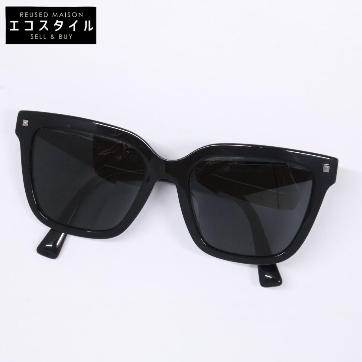 VALENTINO ヴァレンティノ VA4084-F 5001/87 VLTNロゴ ロックスタッズ スクエアシェイプ サングラス