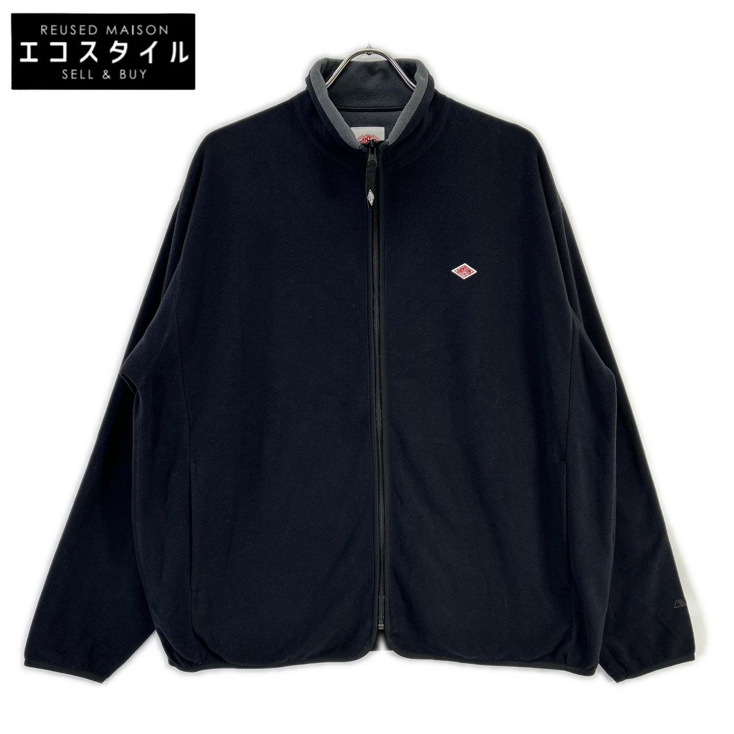 DANTON ダントン DT-C0130 PWP ブラック POLARTEC FLEECE STAND ZIP JACKET フリースジャケット ジャケット