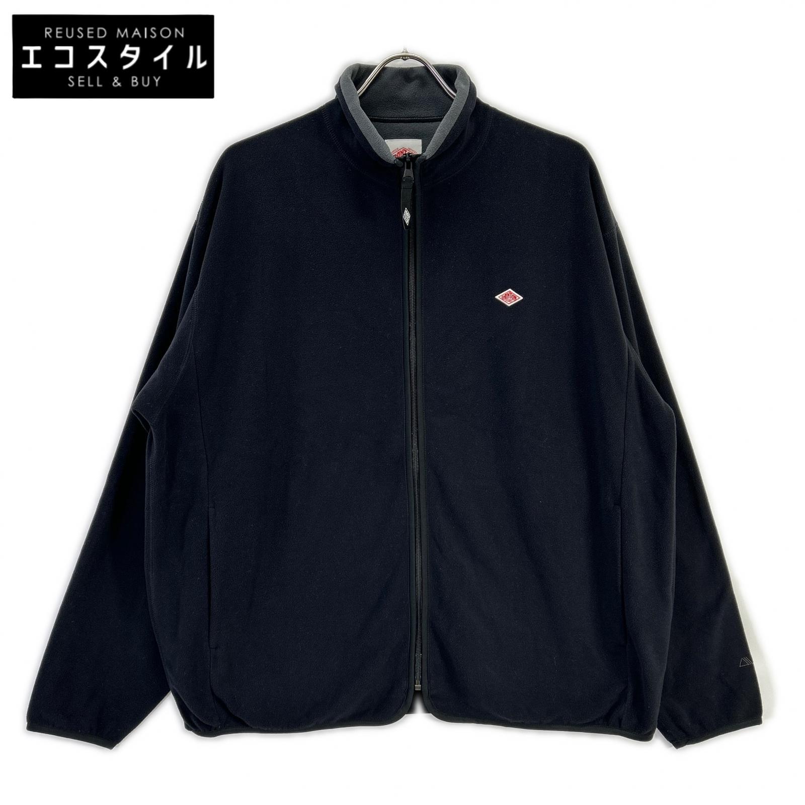 DANTON ダントン DT-C0130 PWP ブラック POLARTEC FLEECE STAND ZIP JACKET フリースジャケット ジャケット