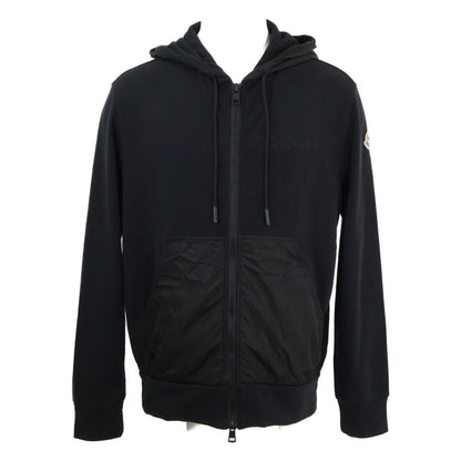 MONCLER モンクレール BORN TO PROTECT H10918G00042 ZIP UP CARDIGAN コットン/ナイロン切替 ジップアップ パーカー トップス