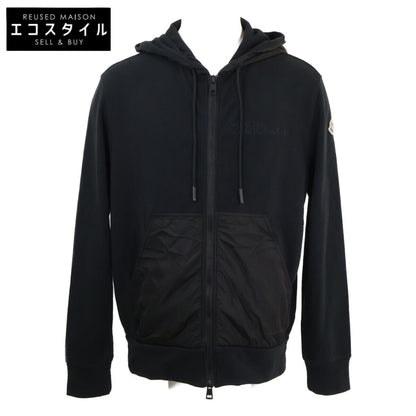 MONCLER モンクレール BORN TO PROTECT H10918G00042 ZIP UP CARDIGAN コットン/ナイロン切替 ジップアップ パーカー トップス