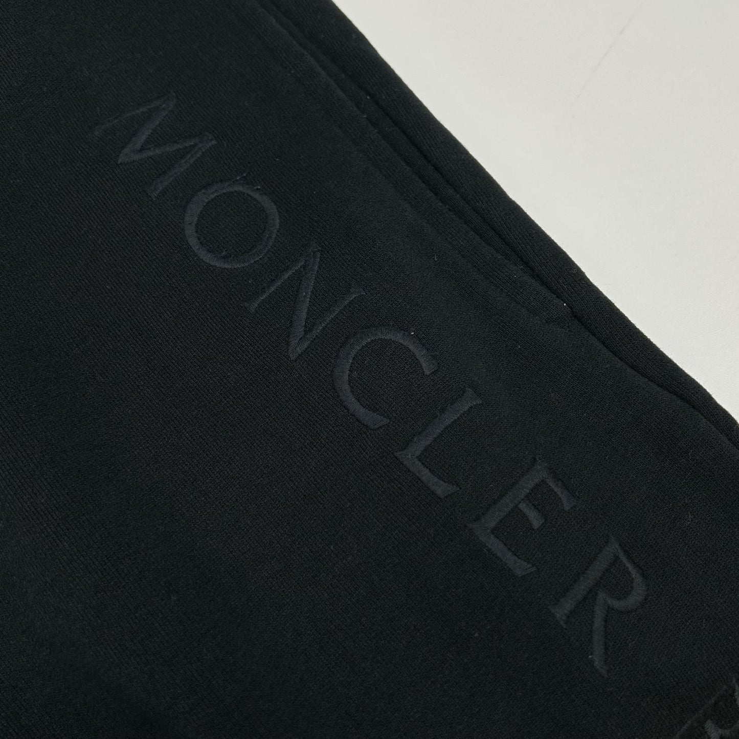 MONCLER モンクレール 21年製 ブラック SWEAT BOTTOM ナイロンポケット スウェットパンツ ボトムス