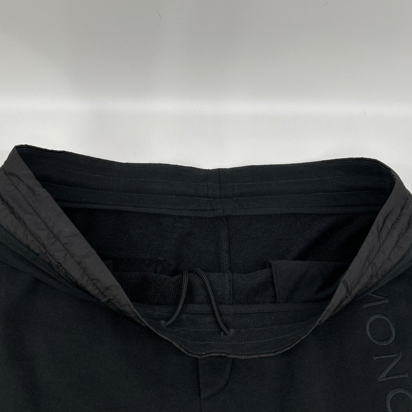 MONCLER モンクレール 21年製 ブラック SWEAT BOTTOM ナイロンポケット スウェットパンツ ボトムス