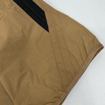 MONCLER モンクレール 20年製 ブラウン PANTALONE BERMUDA ナイロン ラバーロゴ サイドジップショートパンツ ボトムス