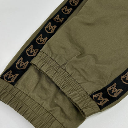 MONCLER MONCLER 2020 Khaki PANTALONE SPORTIVO Easy pants with side logo stripe Bottoms