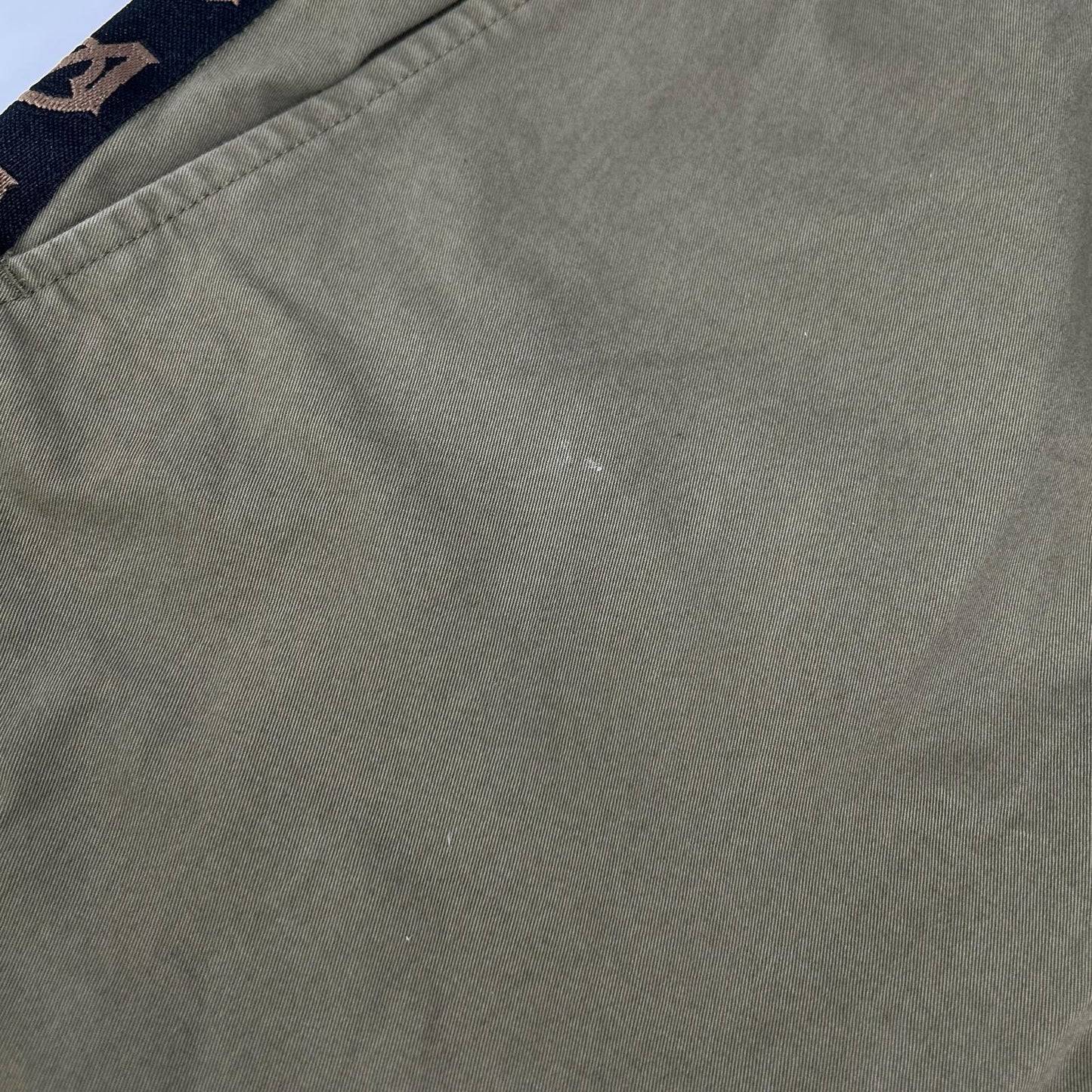MONCLER モンクレール 20年製 カーキ PANTALONE SPORTIVO サイドロゴラインイージーパンツ ボトムス