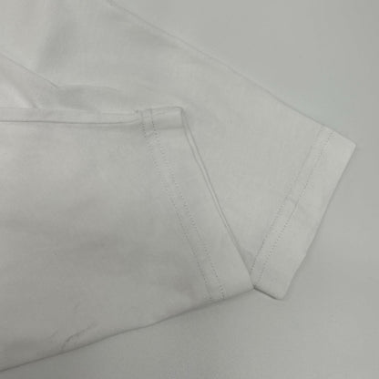 MONCLER モンクレール ホワイト MAGLIA T-SHIRT M/LUNGA ビックワッペン長袖カットソー トップス
