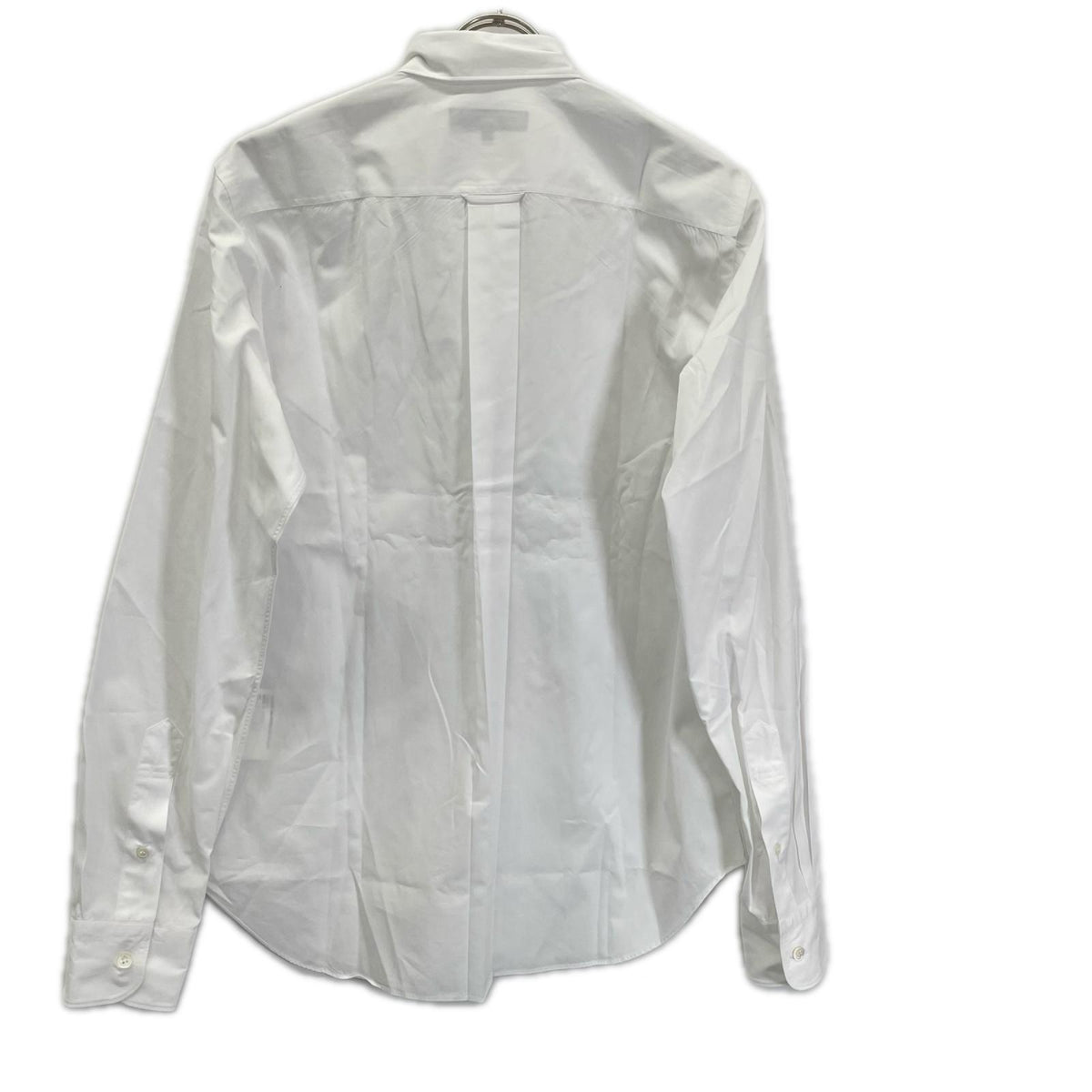 COMMEdesGARCONS HOMME コムデギャルソンオム HQ-B011 ホワイト×ブルー コットン サークルパッチワーク ロングスリーブボタンシャツ トップス