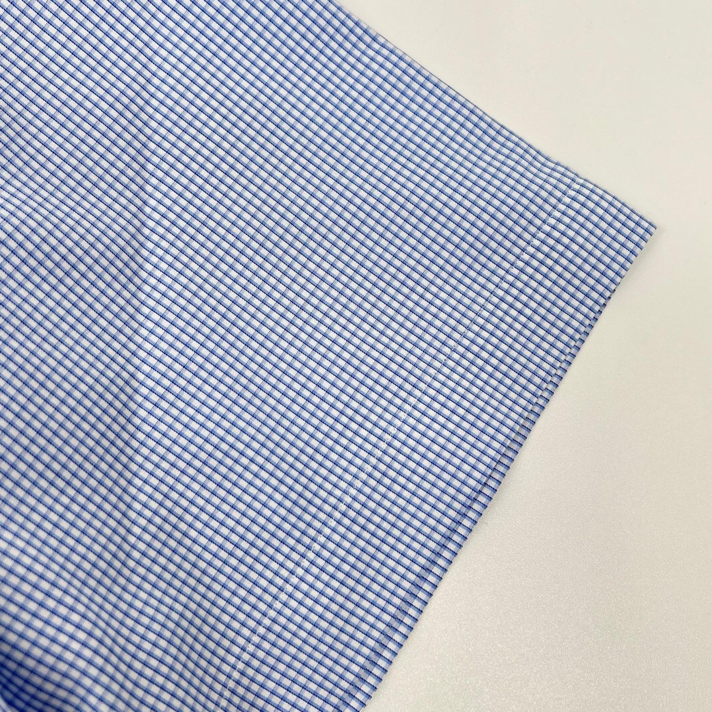 COMMEdesGARCONS HOMME コムデギャルソンオム 23SS HK-B019 ブルー×ホワイト COTTON CHECK PIPING SHIRT/コットンチェック パイピングシャツ トップス