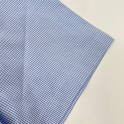COMMEdesGARCONS HOMME コムデギャルソンオム 23SS HK-B019 ブルー×ホワイト COTTON CHECK PIPING SHIRT/コットンチェック パイピングシャツ トップス