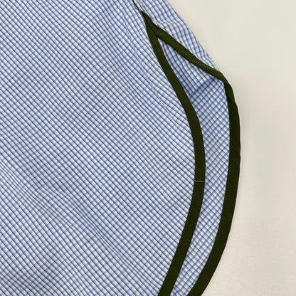 COMMEdesGARCONS HOMME コムデギャルソンオム 23SS HK-B019 ブルー×ホワイト COTTON CHECK PIPING SHIRT/コットンチェック パイピングシャツ トップス