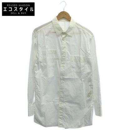 Yohji Yamamoto POUR HOMME ヨウジヤマモトプールオム HK-B02-001 ホワイト CHAIN STITCH BROAD BIG STANDARD SHIRT トップス