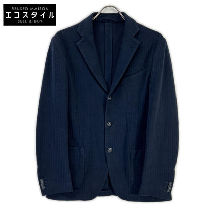 LARDINI ラルディーニ JG32903BQ ネイビー コットン サイドベンツ 3Bテーラードジャケット ジャケット