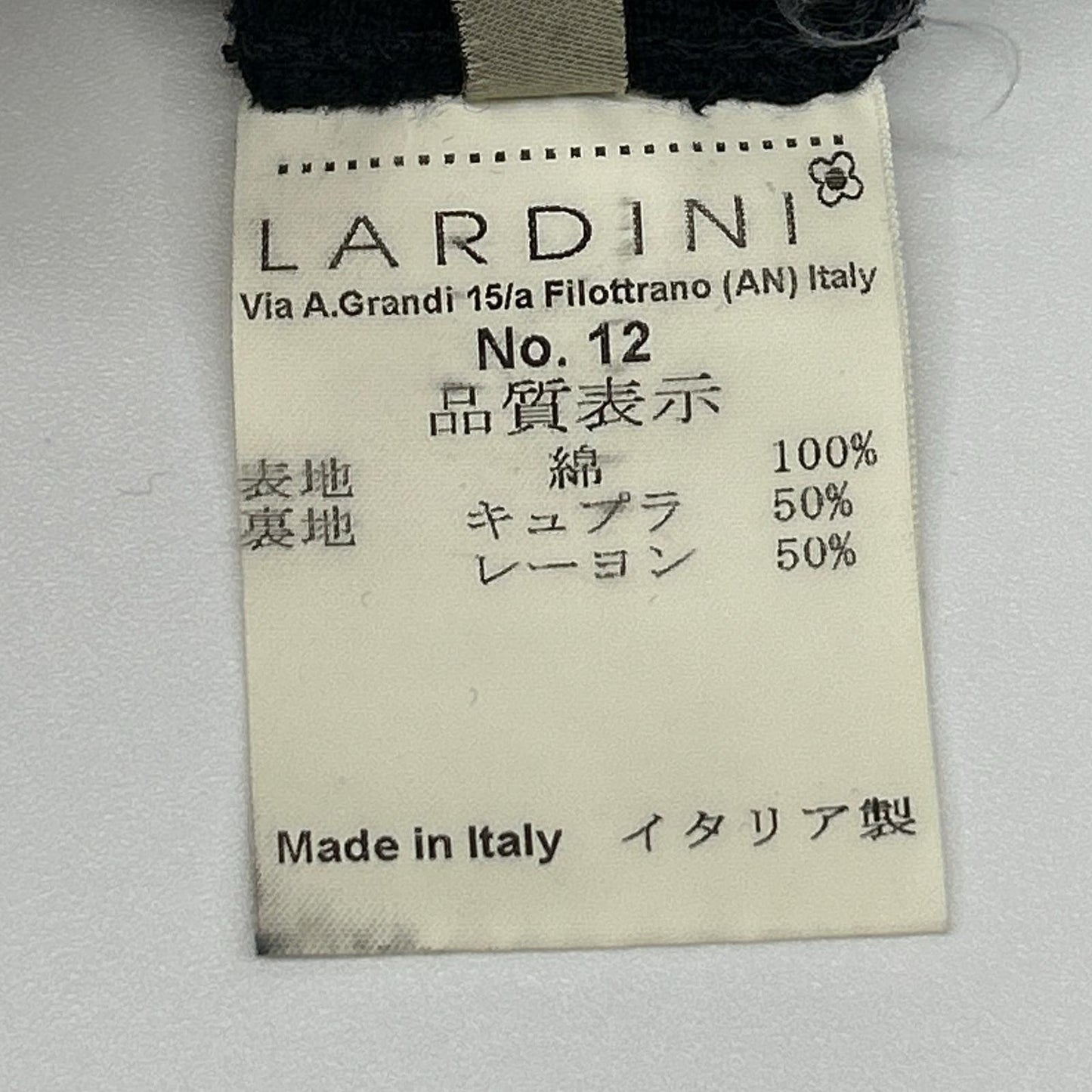 LARDINI ラルディーニ JG32903BQ ネイビー コットン サイドベンツ 3Bテーラードジャケット ジャケット