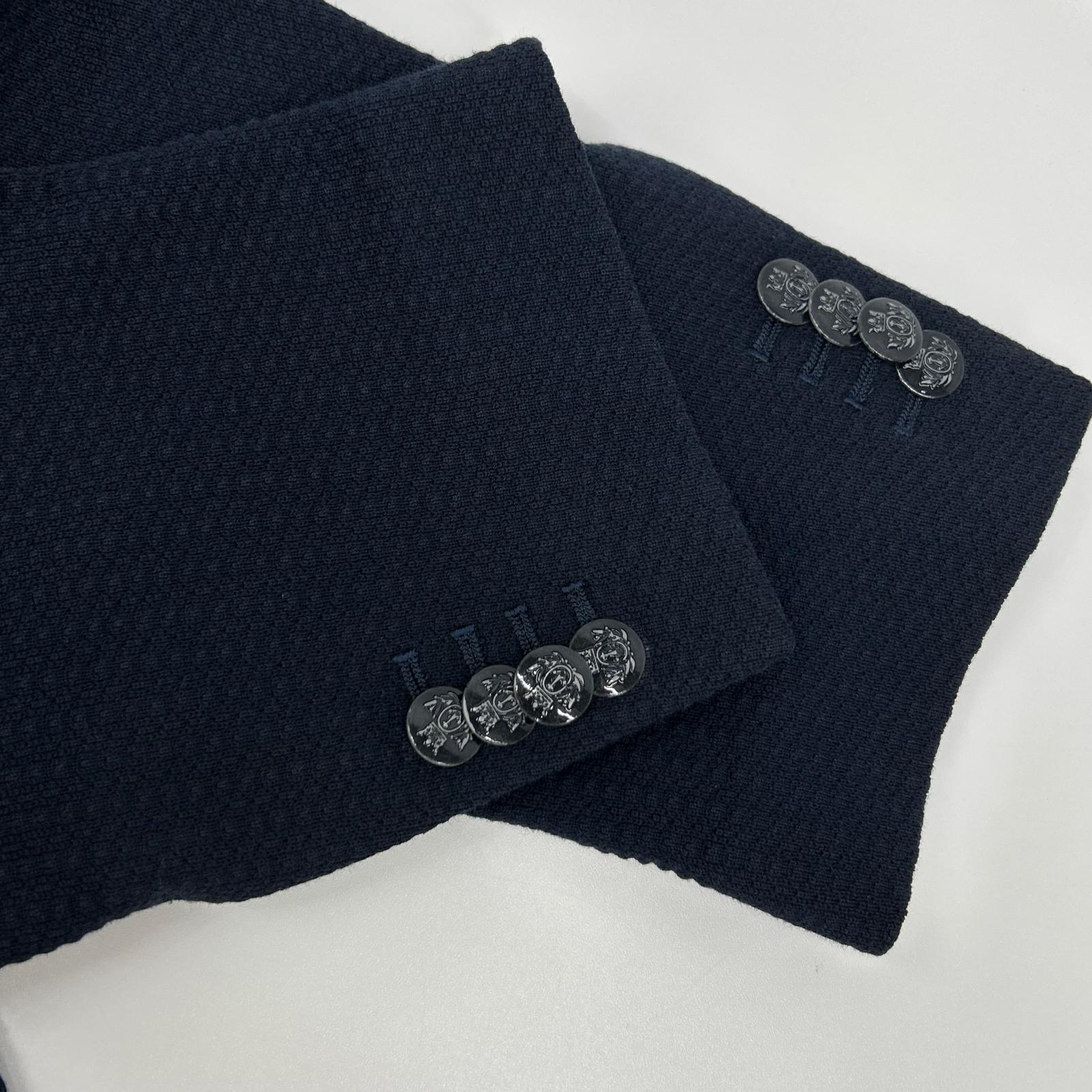 LARDINI ラルディーニ JG32903BQ ネイビー コットン サイドベンツ 3Bテーラードジャケット ジャケット