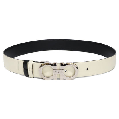 SalvatoreFerragamo サルバトーレフェラガモ ダブルガンチーニバックル レザー ベルト