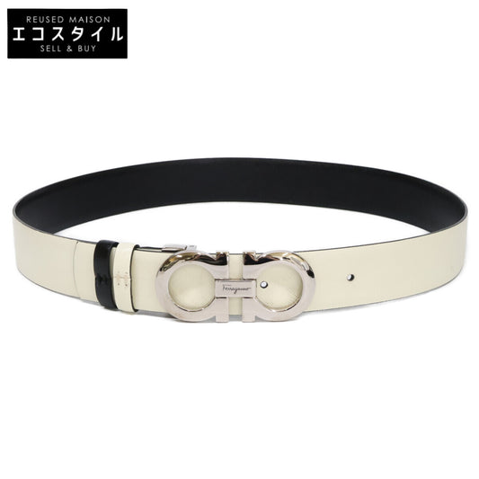 SalvatoreFerragamo サルバトーレフェラガモ ダブルガンチーニバックル レザー ベルト