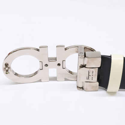 SalvatoreFerragamo サルバトーレフェラガモ ダブルガンチーニバックル レザー ベルト