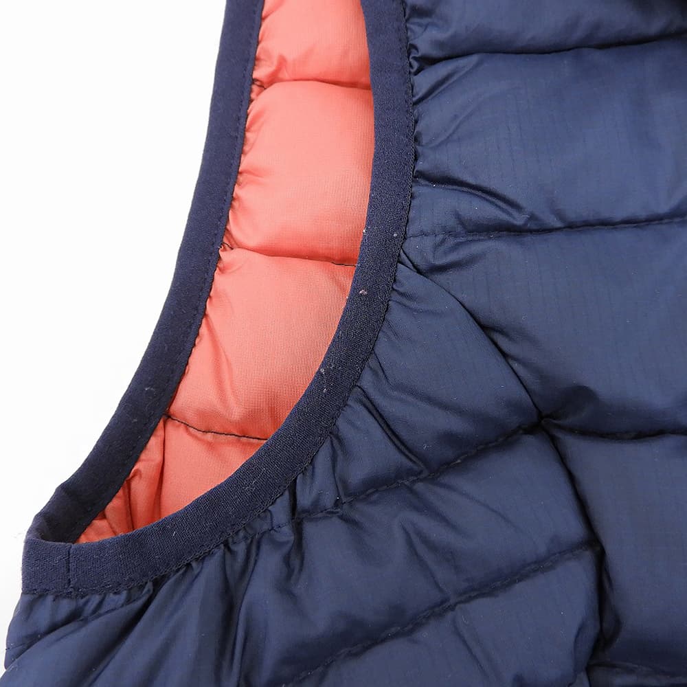 Patagonia パタゴニア ナイロン ダウンセーターベスト レディース ネイビー×サーモンピンク XS 84628 ベスト