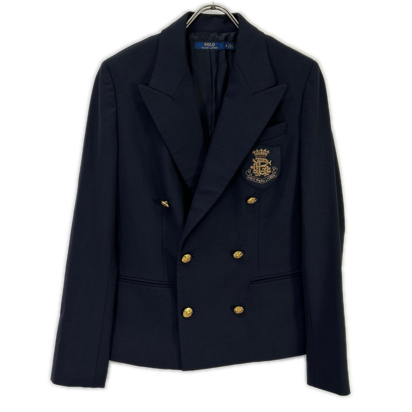POLObyRalphLauren ポロラルフローレン 211786441001 ネイビー Gボタン ダブルブレスト テーラードジャケット ジャケット