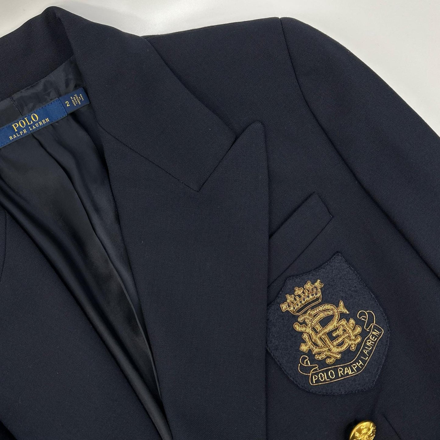 POLObyRalphLauren ポロラルフローレン 211786441001 ネイビー Gボタン ダブルブレスト テーラードジャケット ジャケット