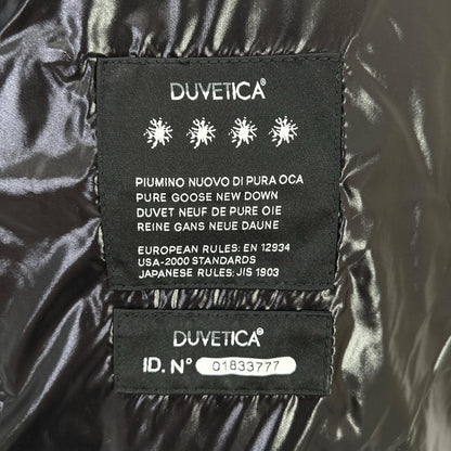 DUVETICA デュベティカ 【×HYDROGEN】ブラック サイドスカル柄 フルジップダウンジャケット ジャケット