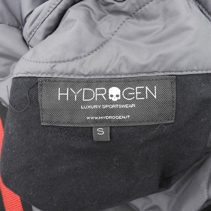 HYDROGEN ハイドロゲン ジップアップ フード付きブルゾン ジャケット レディース グレー S ジャケット