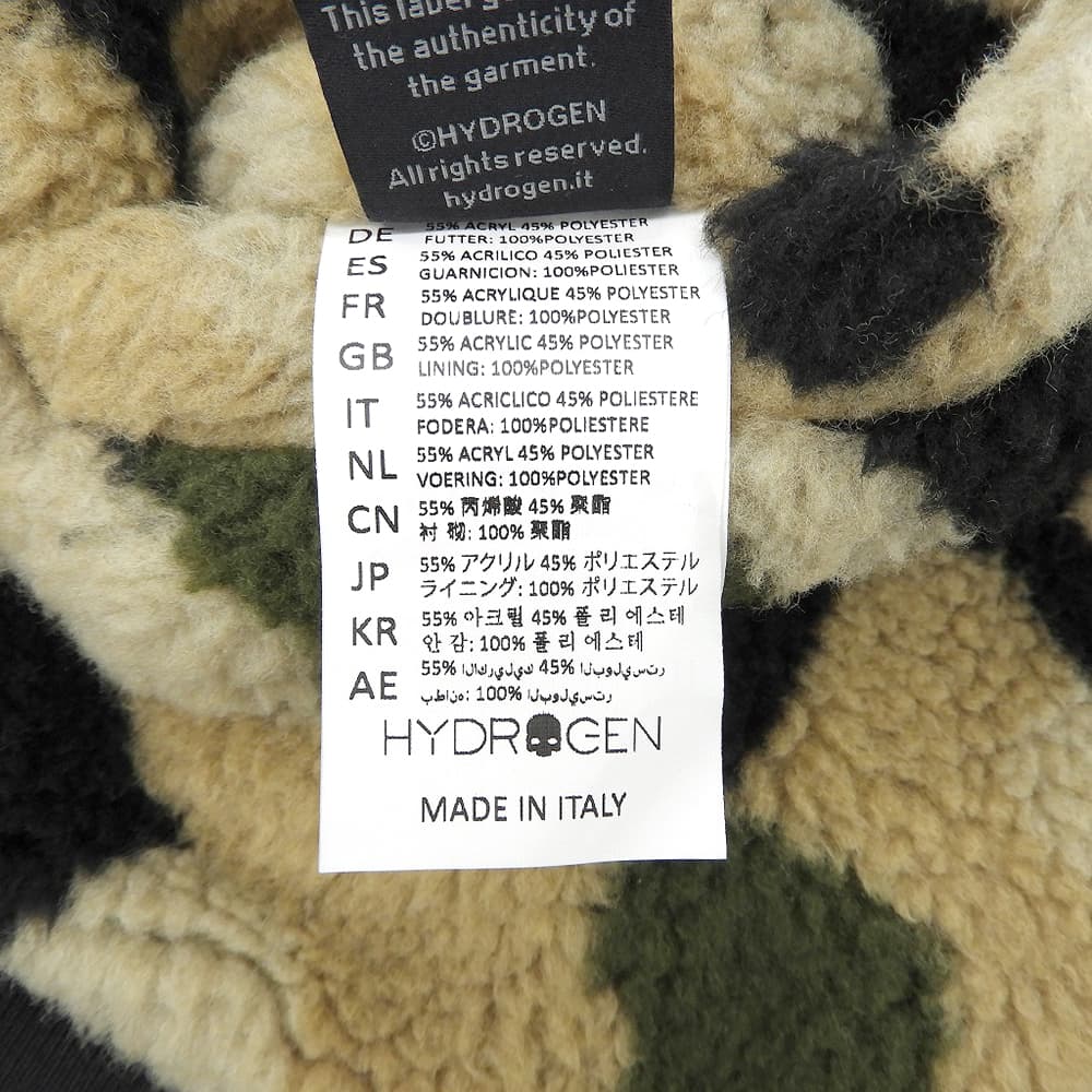 HYDROGEN ハイドロゲン ジップアップ フード付きブルゾン ジャケット レディース グレー S ジャケット