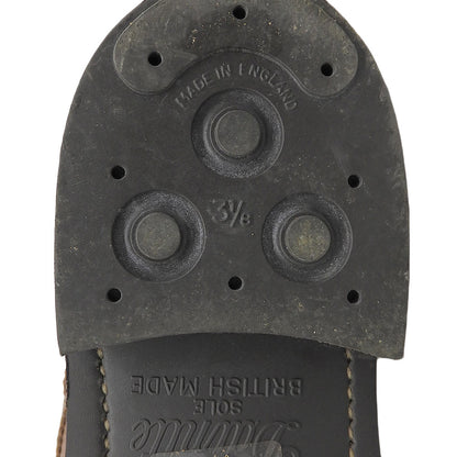 Tricker's トリッカーズ メダリオン ウイングチップ モールトン カントリーブーツ シューズ メンズ ブラウン 5 1/2 L5180 シューズ