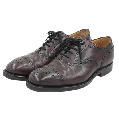 Church's Church's DIPLOMAT semi-brogue Oxford shoes 5-city NEVADA CALF 173 last burgundy 7814/13 shoes