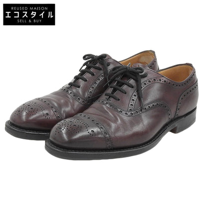 Church's Church's DIPLOMAT semi-brogue Oxford shoes 5-city NEVADA CALF 173 last burgundy 7814/13 shoes