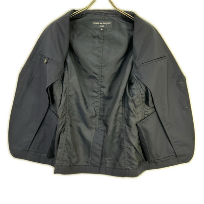 COMMEdesGARCONS HOMME コムデギャルソンオム 19年 HA-J101 ネイビー ウール ステッチ シングルテーラードジャケット ジャケット